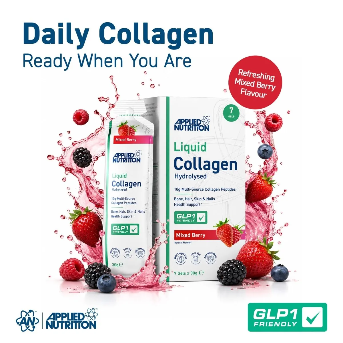 Applied Nutrition Liquid Collagen Gel Mixed Berry Einzel-Gel