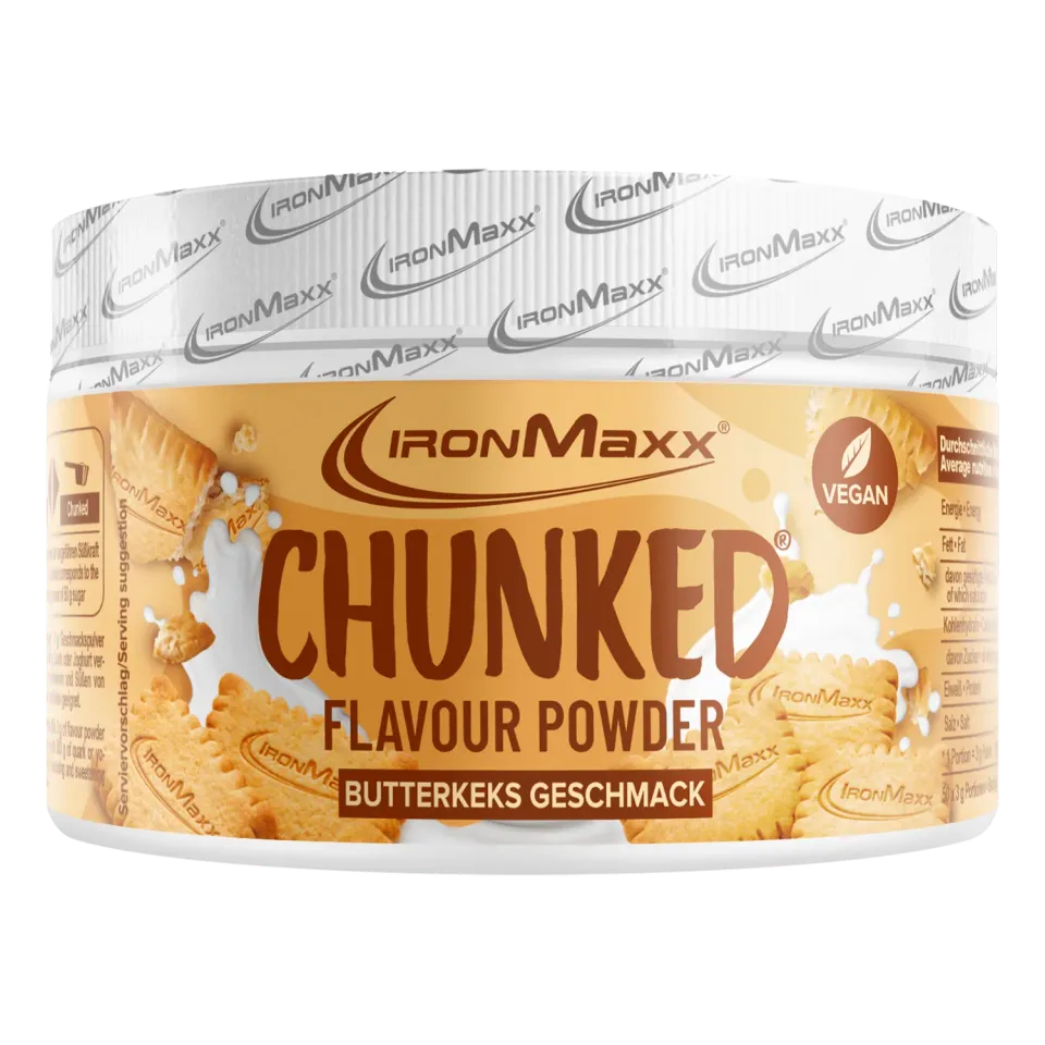 Iron Maxx Chunked Geschmackspulver Butterkeks 150g vegan