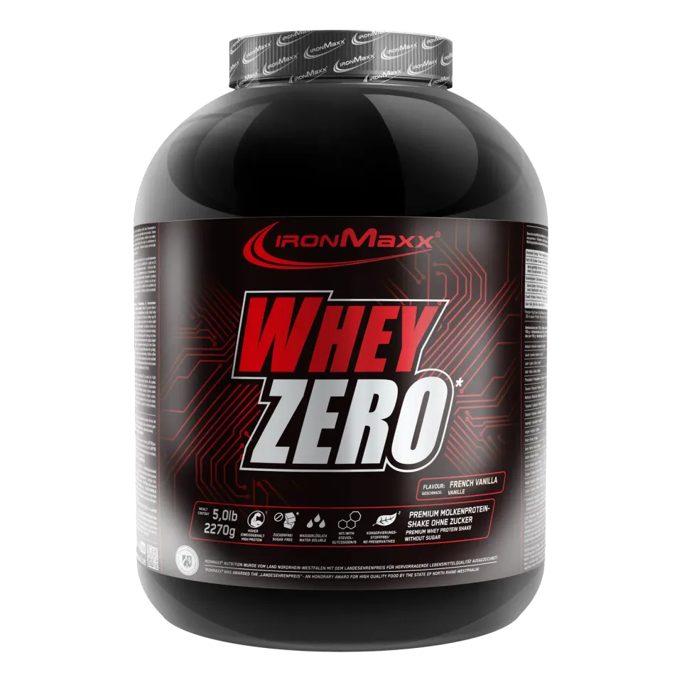 Iron Maxx Whey ZERO Proteinpulver French Vanilla 2270 g zuckerfrei