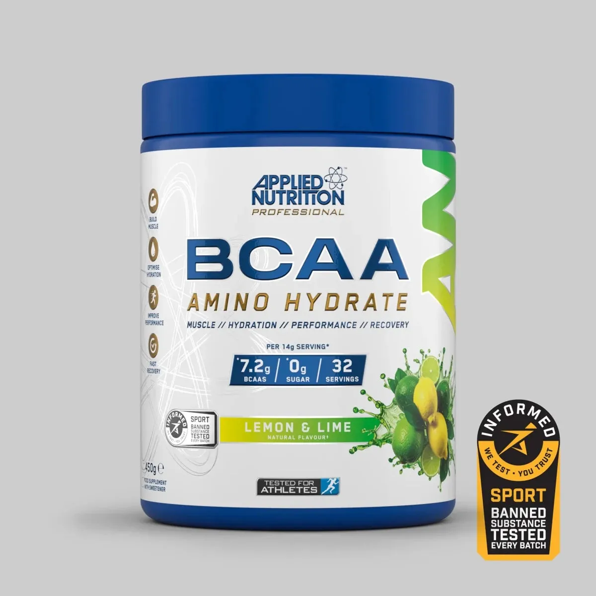 Applied Nutrition BCAA Amino Hydrate Pulver 450 g zuckerfrei