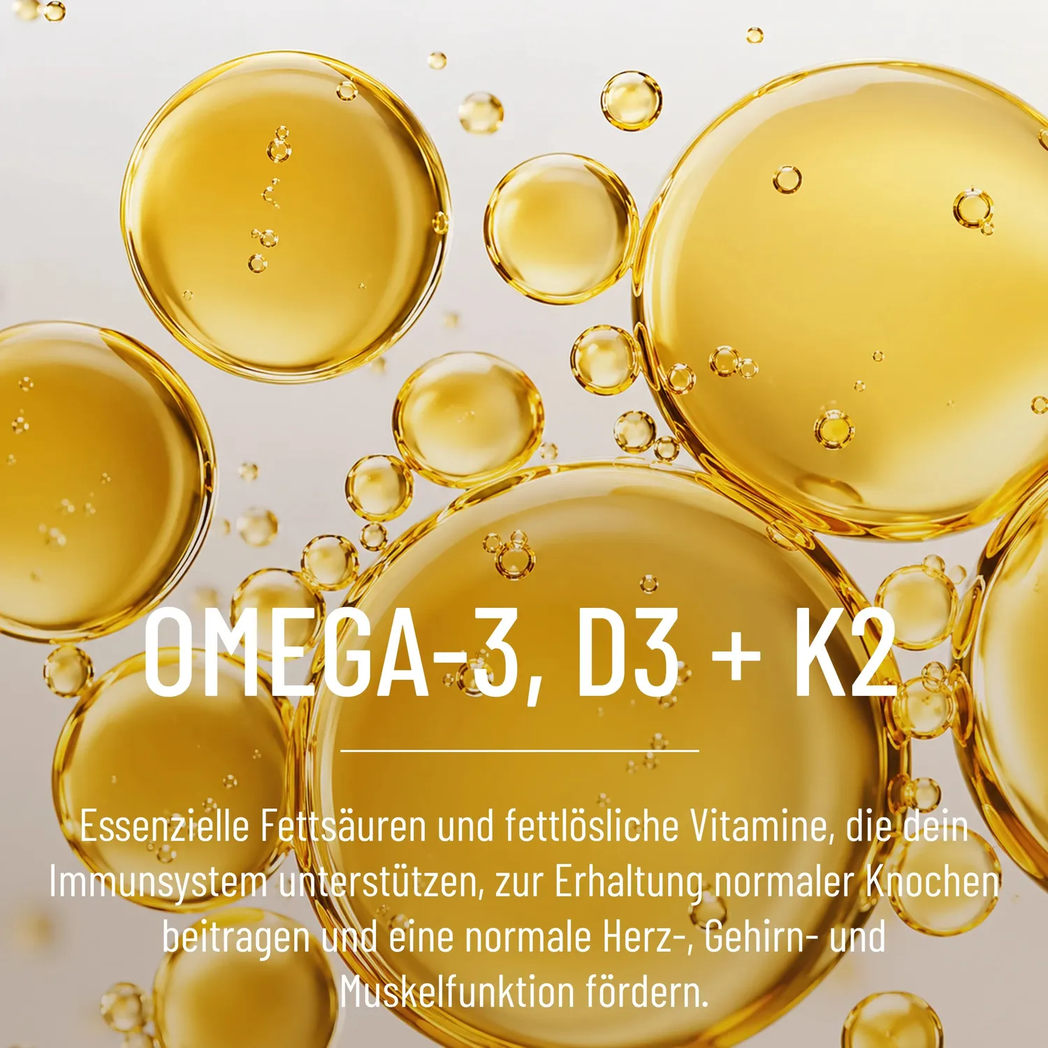 ORGAINIC Omega 3 + D3 K2 Fischöl Kapseln 90 Stück laborgeprüft