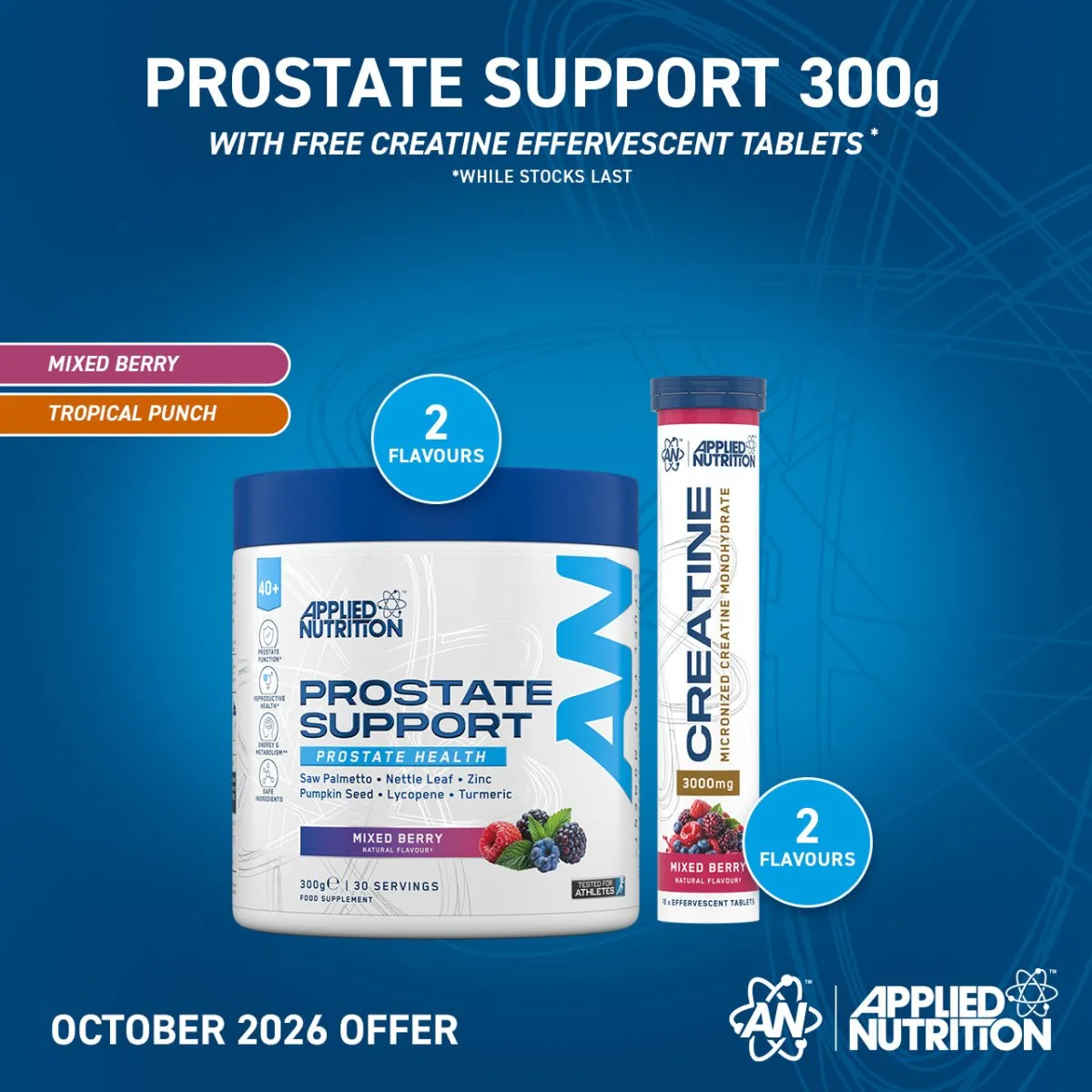 Applied Nutrition Prostate Support Pulver 300g Männer 40+