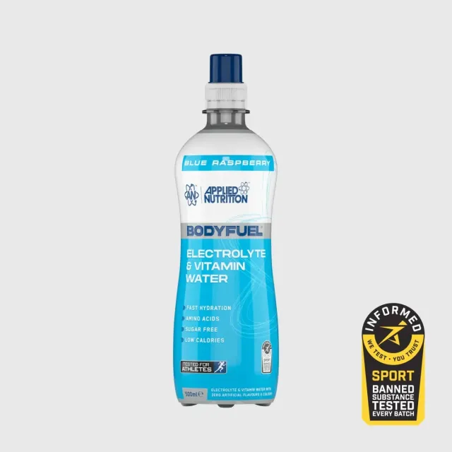 Applied Nutrition BODYFUEL Hydration & Vitamin Water Getränk Blue Raspberry 500ml