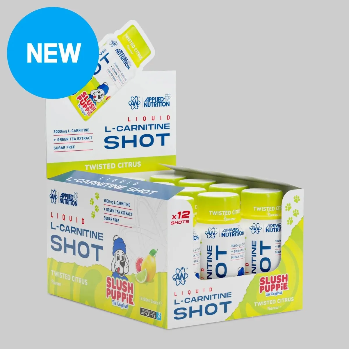 Applied Nutrition L-Carnitine Shot Blue Raspberry 60 ml 3000 mg zuckerfrei