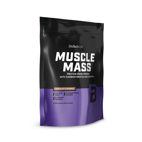 BioTechUSA Muscle Mass Gainer Schokolade 1000g mit Kreatin