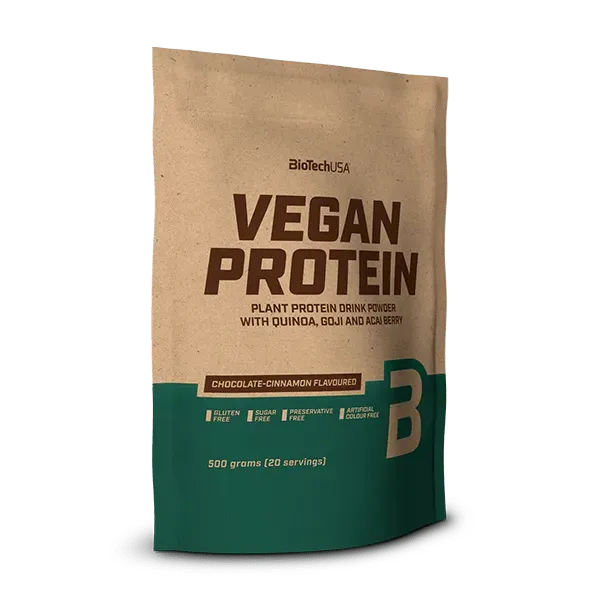 Body Star Vegan Protein 500 g Schokolade-Zimt pflanzlich