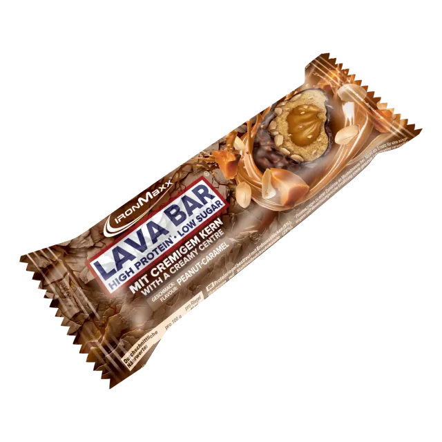 Iron Maxx Lava Bar Proteinriegel 40 g Peanut Caramel Low Sugar