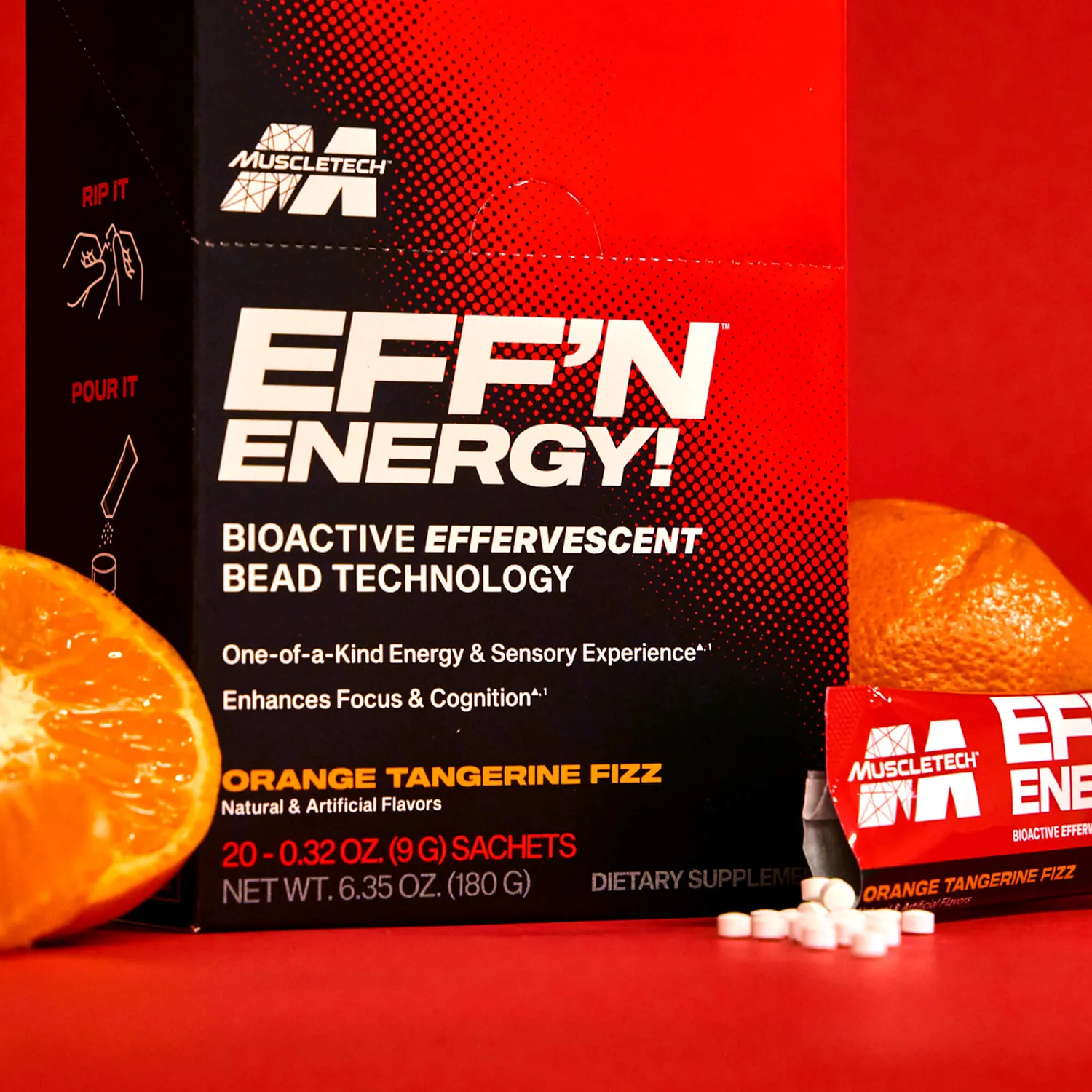 MuscleTech EFF’N Energy! Energy Drink Orange Tangerine Fizz