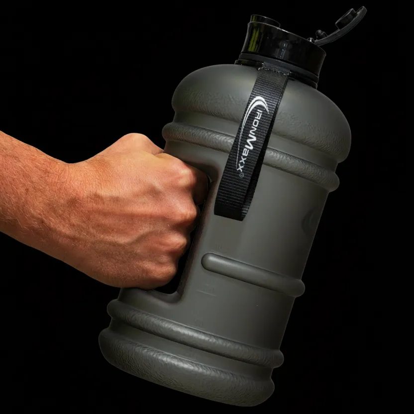 Iron Maxx Water Gallon Trinkflasche 2200ml Ash Grey BPA-frei
