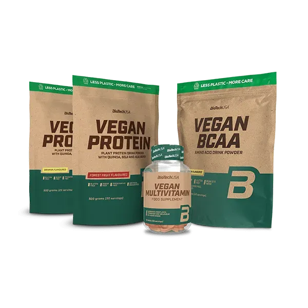 BioTechUSA Muskeldefinition-Pack Set vegan Protein BCAA