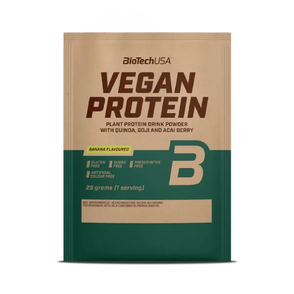 BioTechUSA Vegan Protein Proteinpulver 25 g zuckerfrei