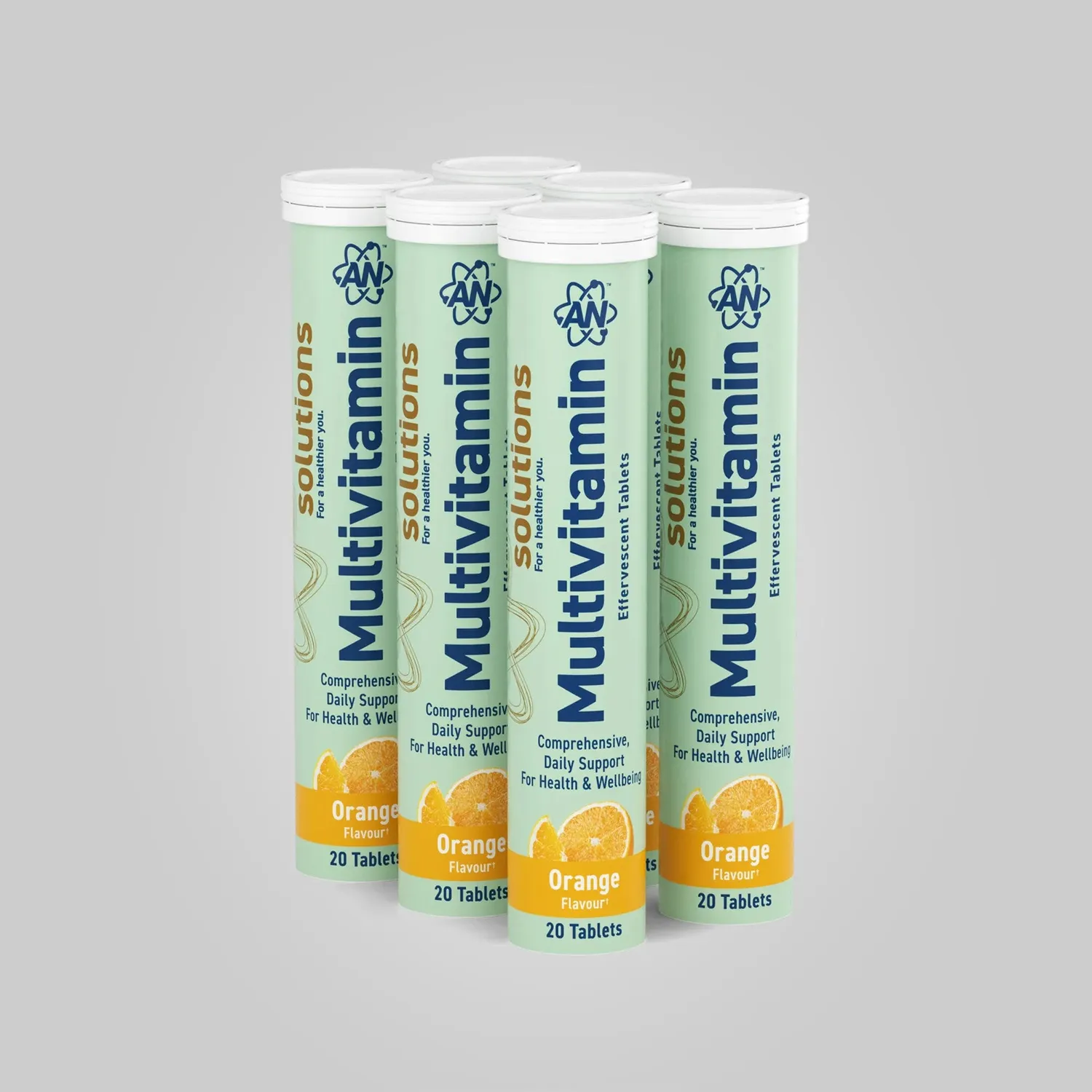 Applied Nutrition Solutions Multivitamin Brausetabletten Orange 6er Pack