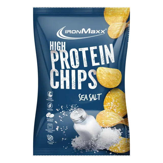 Iron Maxx High Protein Potato Chips Sea Salt 60g vegan