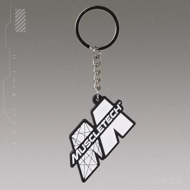 MuscleTech Rubberized Keychain Gummi-Schlüsselanhänger
