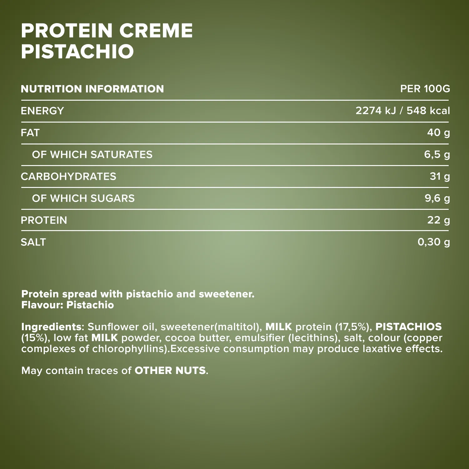 Iron Maxx Protein Creme Pistazie 200 g ohne Zuckerzusatz