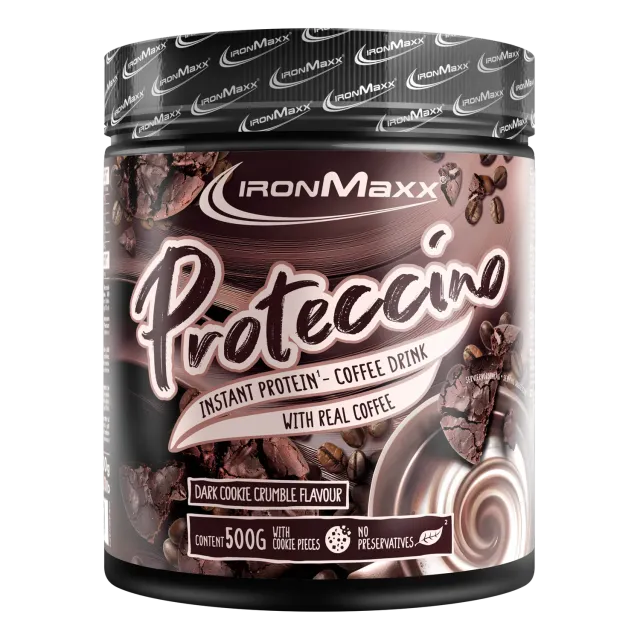 Iron Maxx Proteccino Protein Kaffee 500g Cookie Koffein