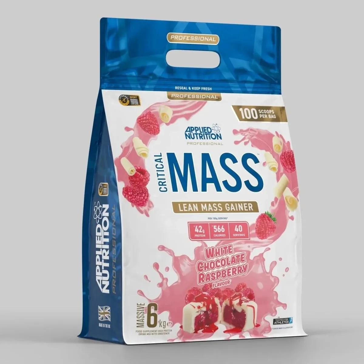 Applied Nutrition Critical Mass Professional Gainer Schokolade 2,4 kg mit Kreatin