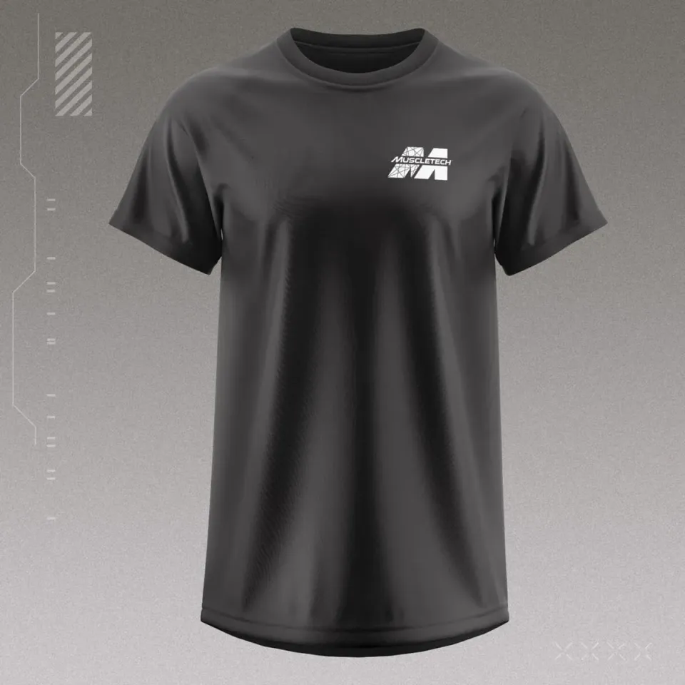 MuscleTech Scoop T-shirt Sportshirt Baumwolle Stretch exklusiv