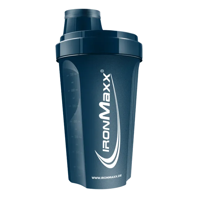 Iron Maxx Shaker 700ml Mistle Blue mit Sieb BPA-frei