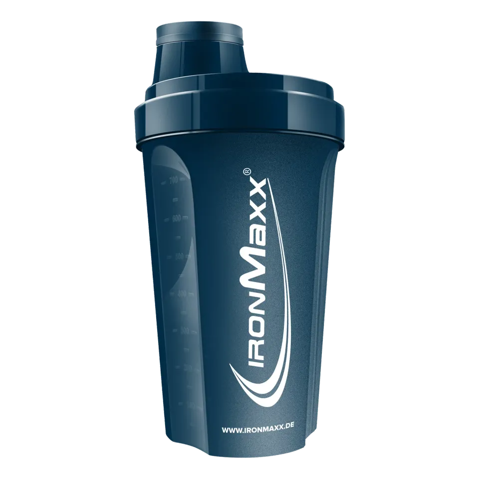 Iron Maxx Shaker 700ml Mistle Blue mit Sieb BPA-frei