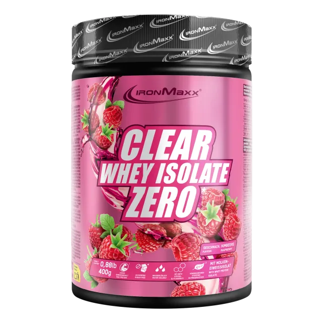 Iron Maxx Clear Whey Isolate ZERO 400g Raspberry zuckerfrei