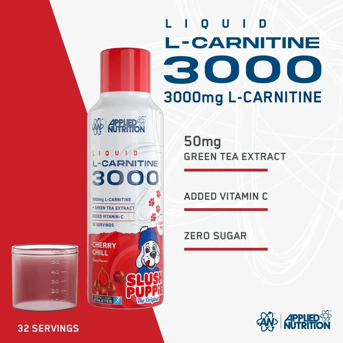 Applied Nutrition L-Carnitin Liquid 3000 Frucht 500ml