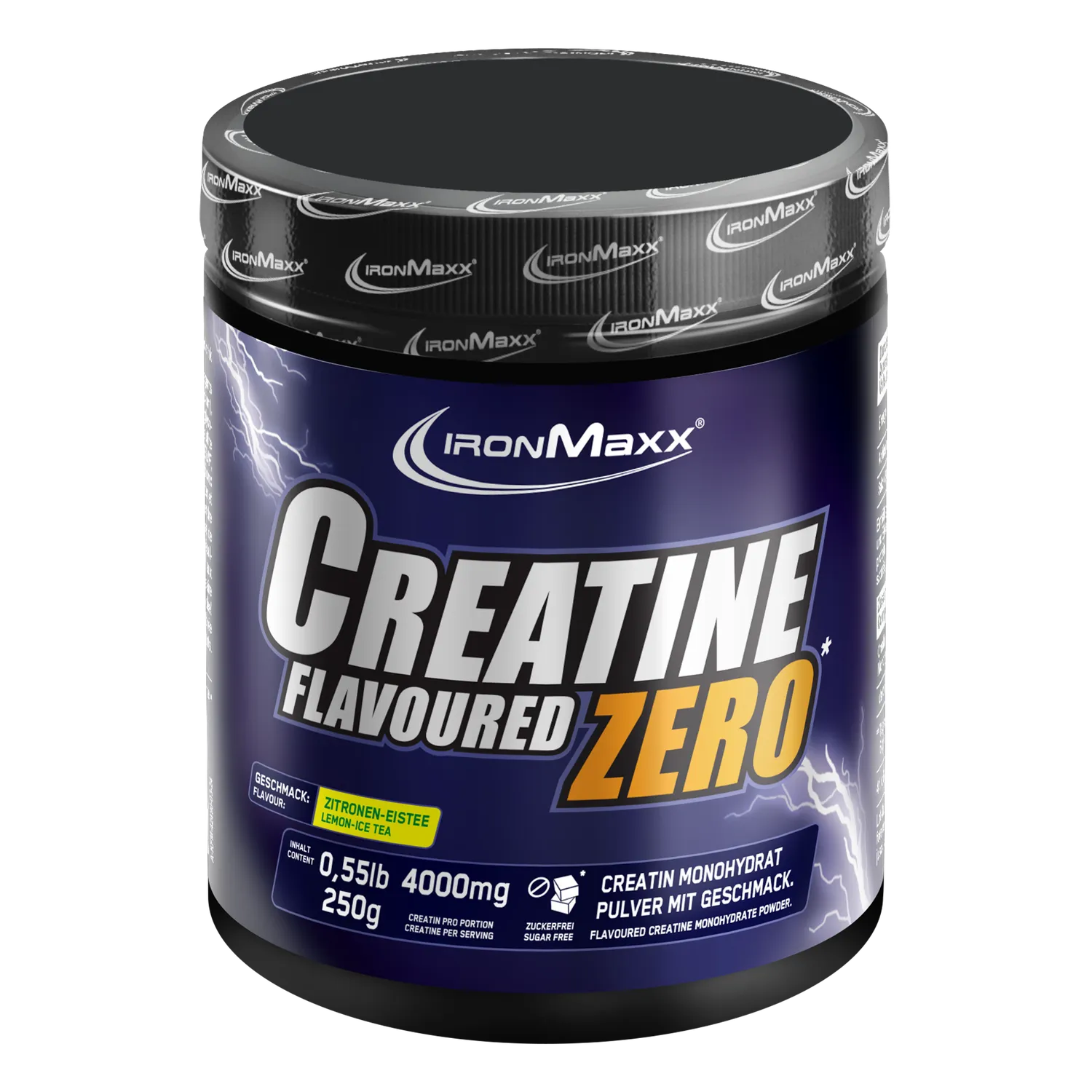 Iron Maxx Creatine Flavoured Zero 250g Lemon Ice Tea Kreatin