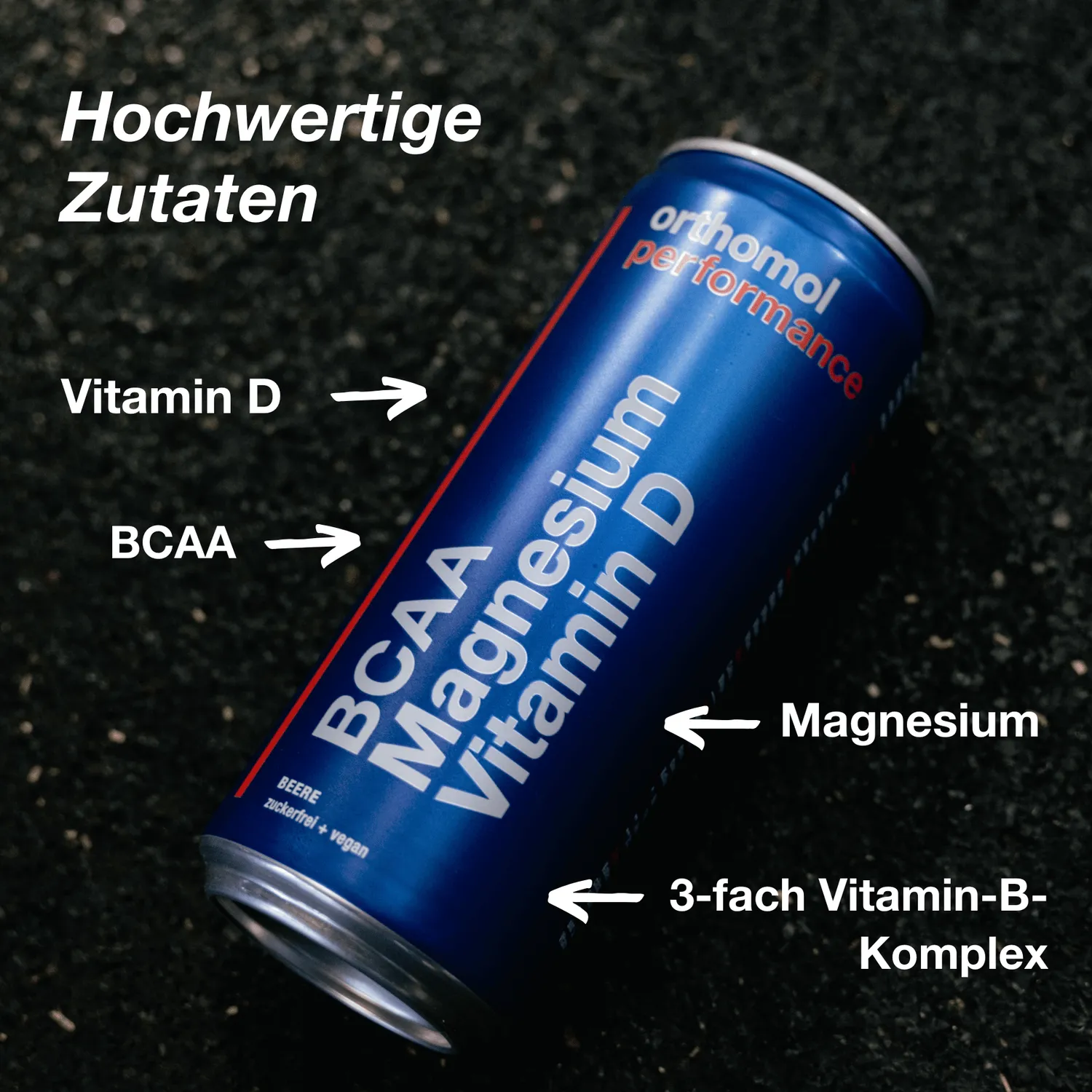 Orthomol Performance Sportgetränk 12 Dosen BCAA Magnesium zuckerfrei