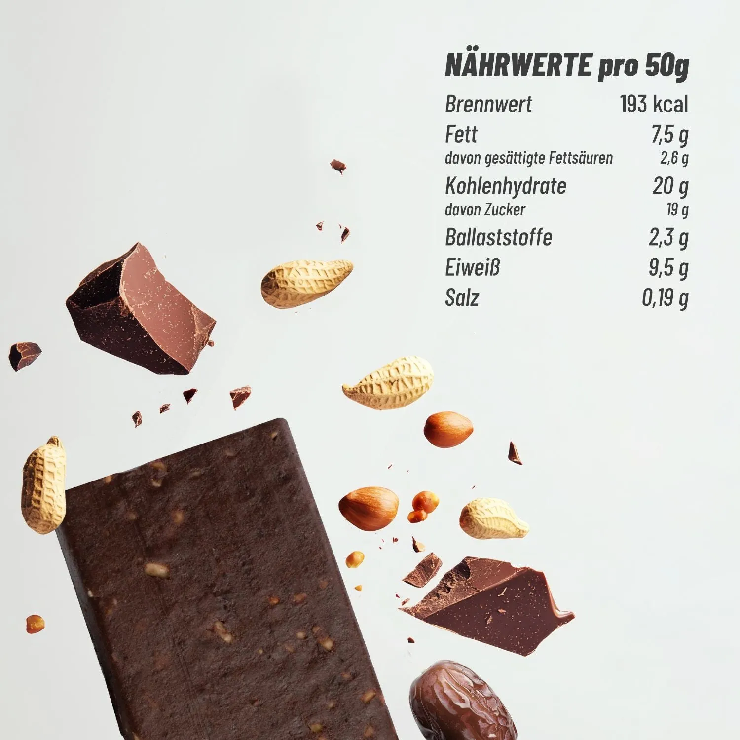 ORGAINIC Bio Protein Energy Bars Proteinriegel Cacao Peanut 12er Box ohne Zuckerzusatz
