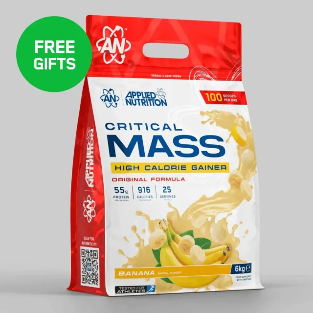 Applied Nutrition Critical Mass Original 6kg Mass Gainer Banane