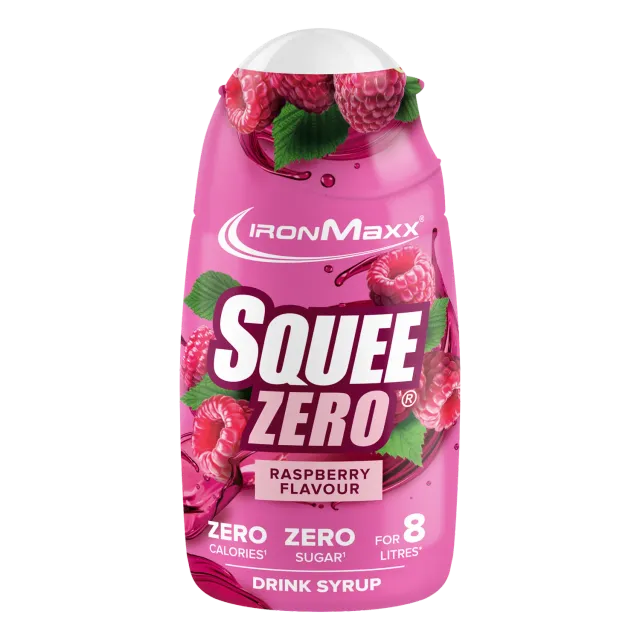 Iron Maxx SqueeZero Sirup Himbeere 65 ml – zuckerfrei