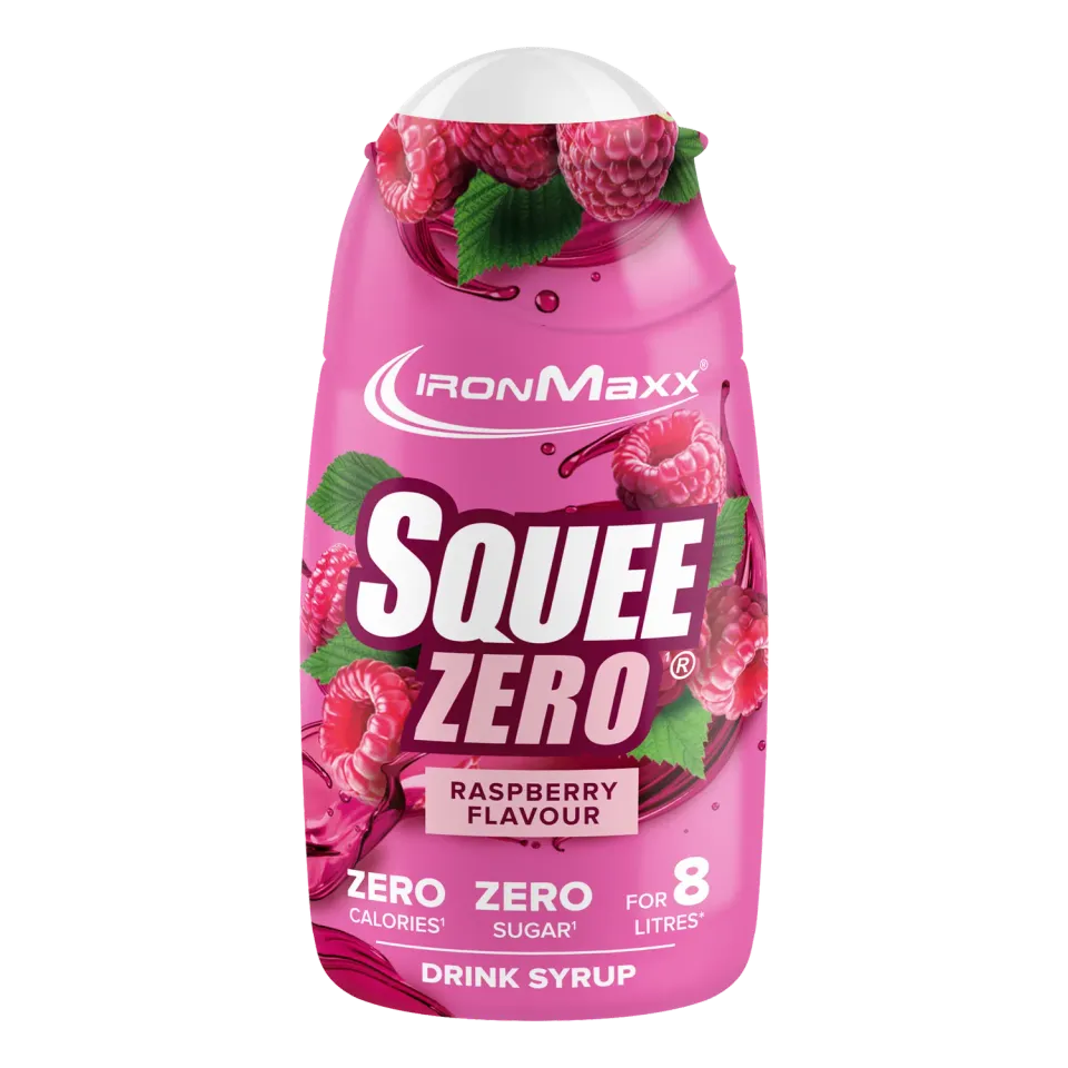 Iron Maxx SqueeZero Sirup Himbeere 65 ml – zuckerfrei