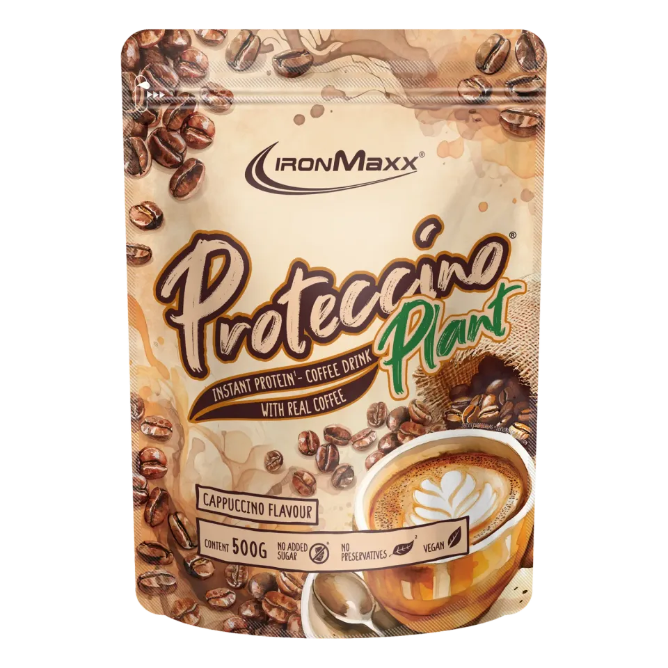Iron Maxx Proteccino Plant Proteinpulver 500 g Cappuccino vegan