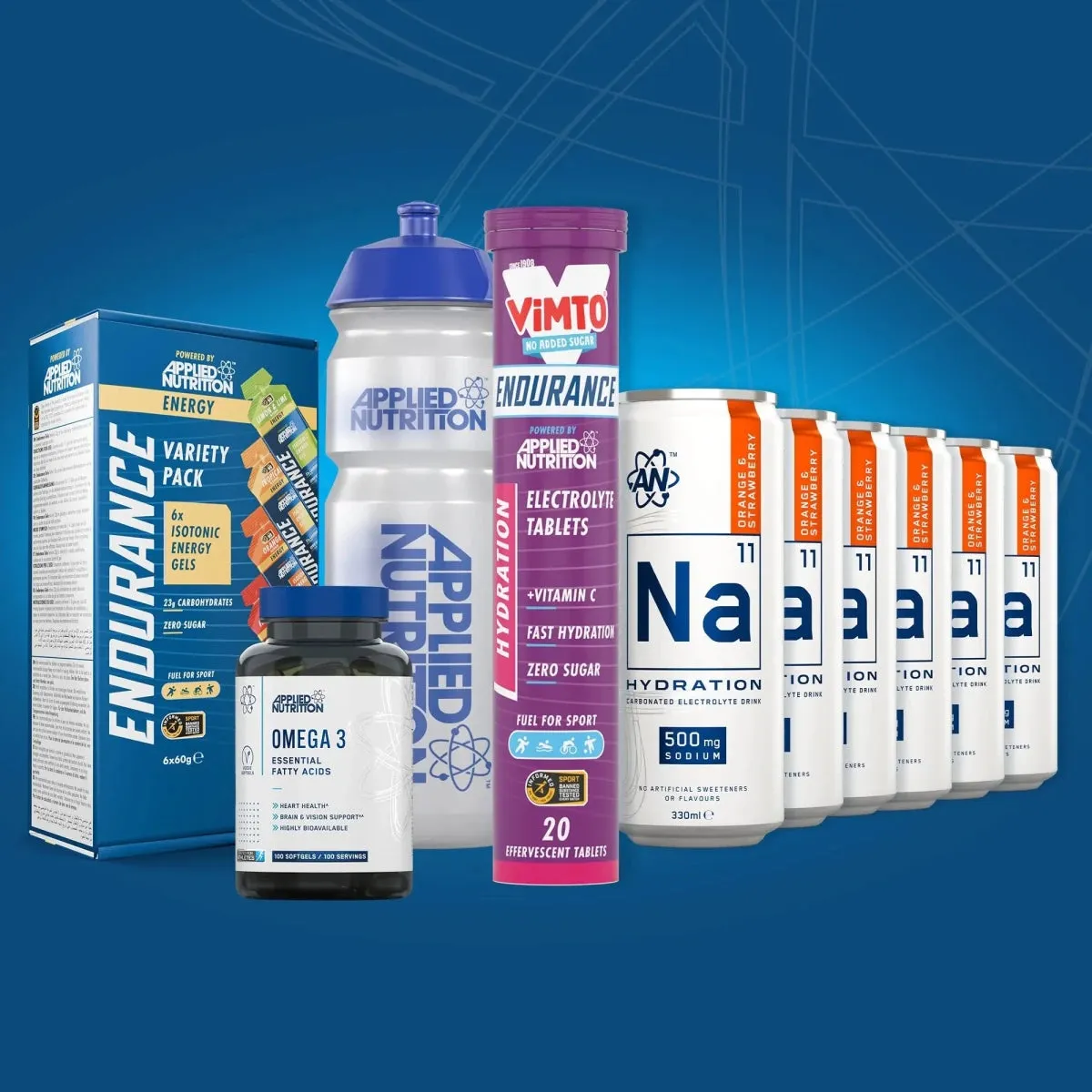 Applied Nutrition Race-Ready Endurance Bundle Hydration Set