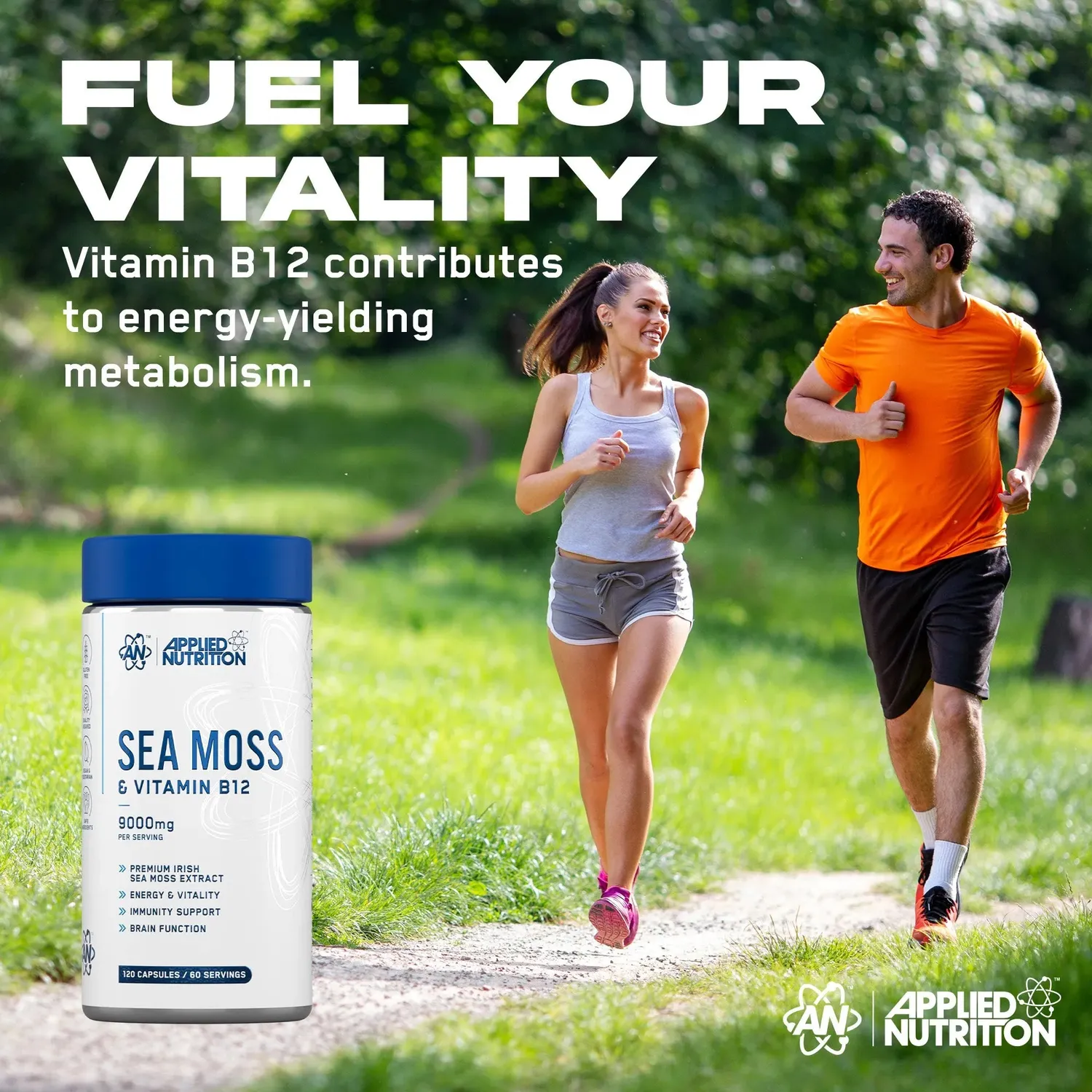 Applied Nutrition Sea Moss Vitamin B12 Kapseln 120 Kapseln