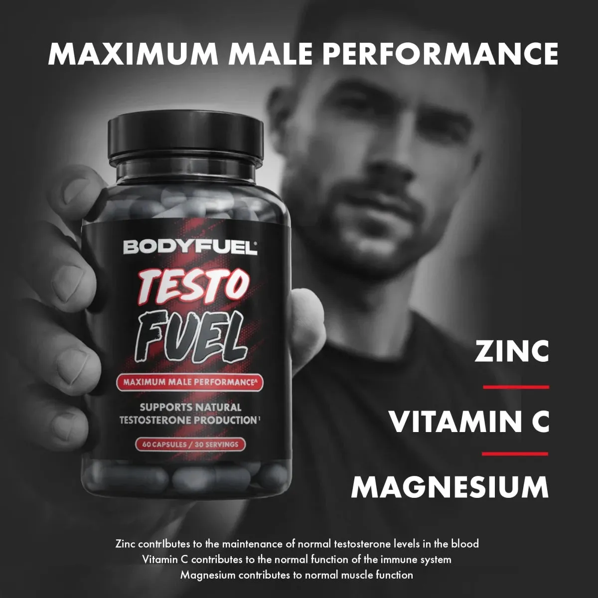 Applied Nutrition BodyFuel TestoFuel Kapseln 60 Stück Männer