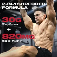 MuscleTech Nitro-Tech Ripped Proteinpulver 4 lb mit Whey-Isolat