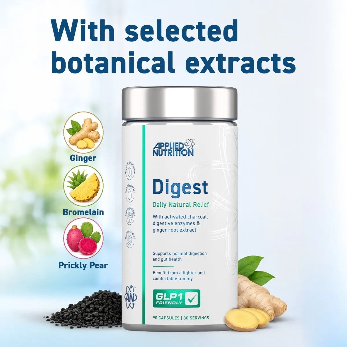 Applied Nutrition Digest Kapseln vegan Verdauungssupport