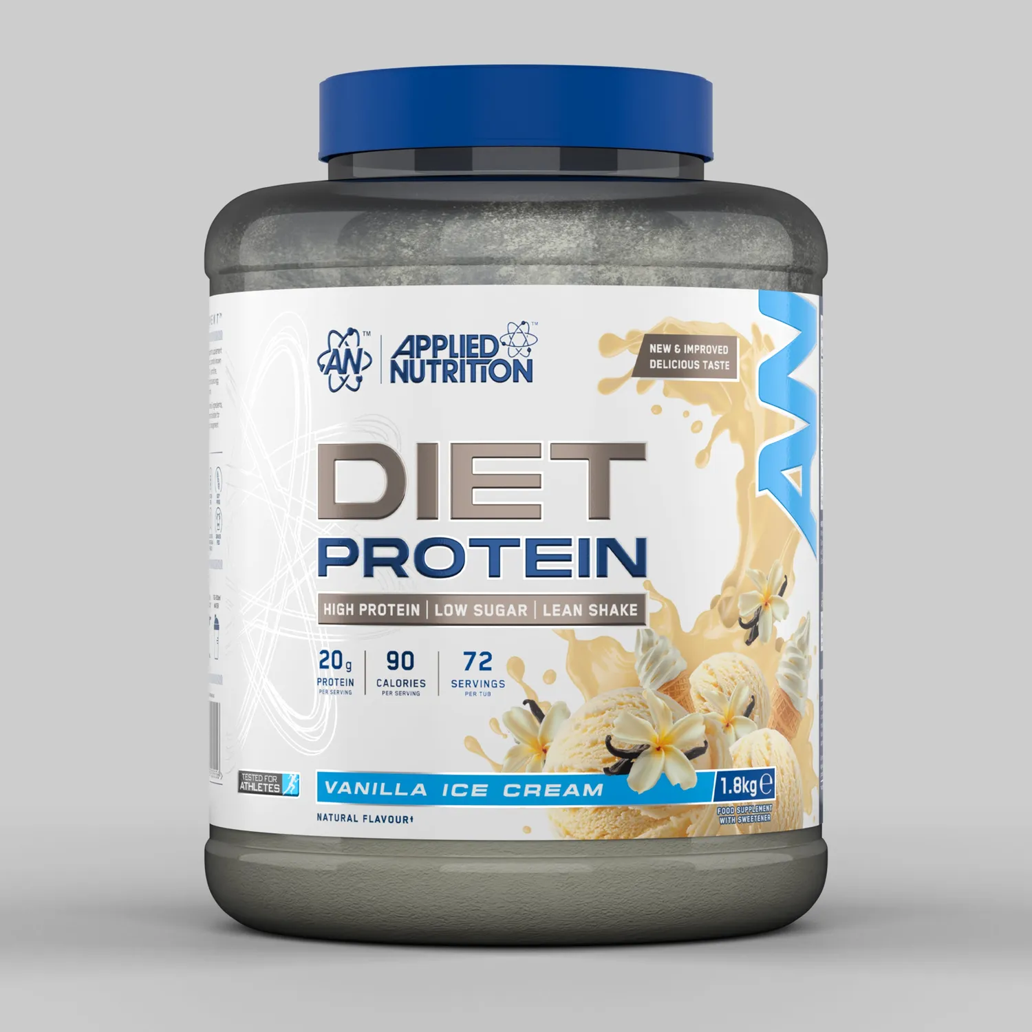 Applied Nutrition Diet Whey Protein 1,8 kg Erdbeer zuckerarm