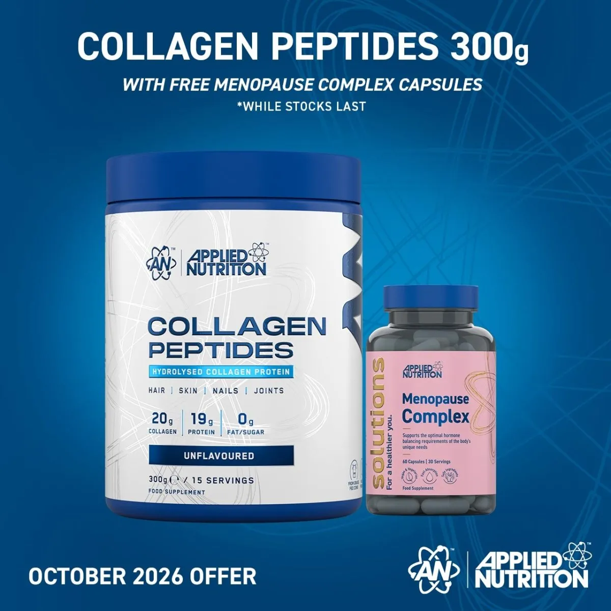 Applied Nutrition Kollagenpeptide Pulver 300 g neutral