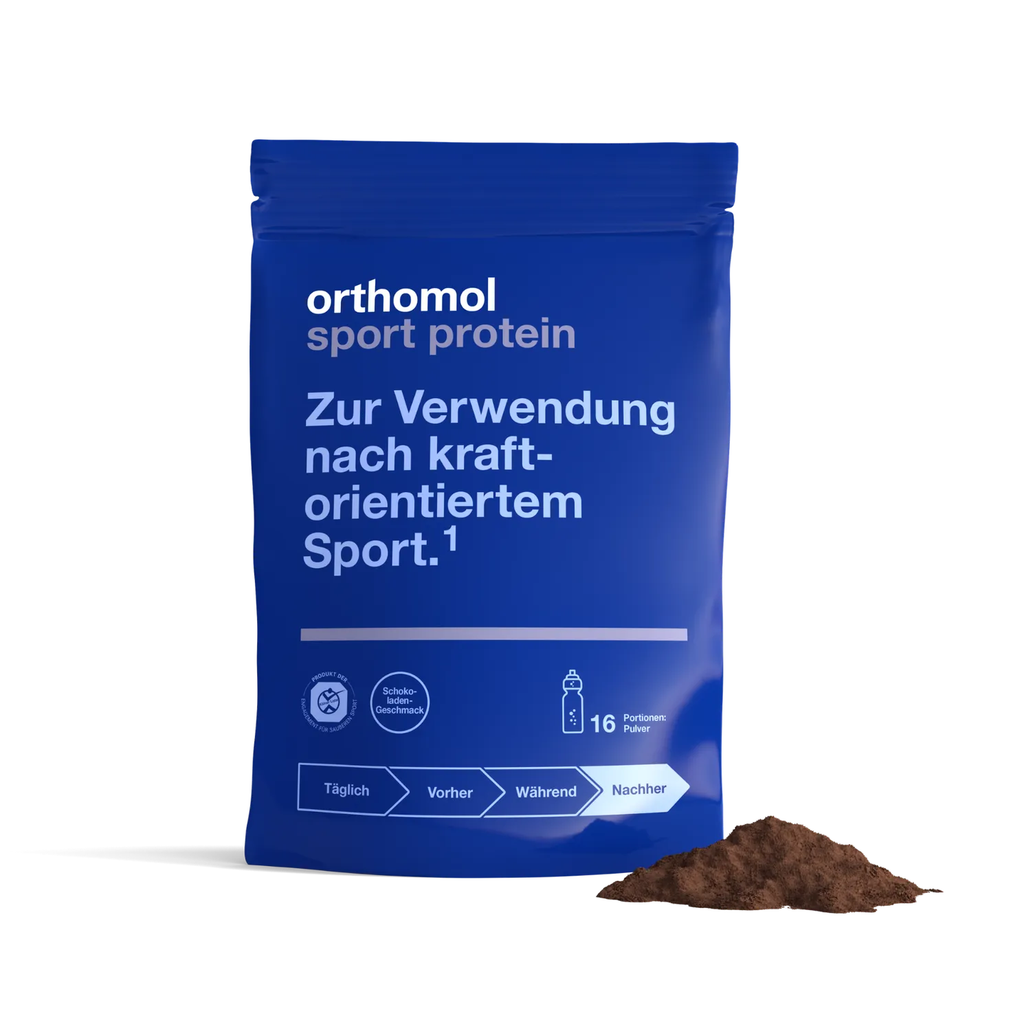 Orthomol Sport protein Bundle Proteinpulver Vanille + Schokolade 32 Portionen