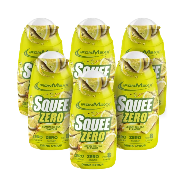 Iron Maxx SqueeZero Wasseraroma 6er-Pack Lemon zuckerfrei