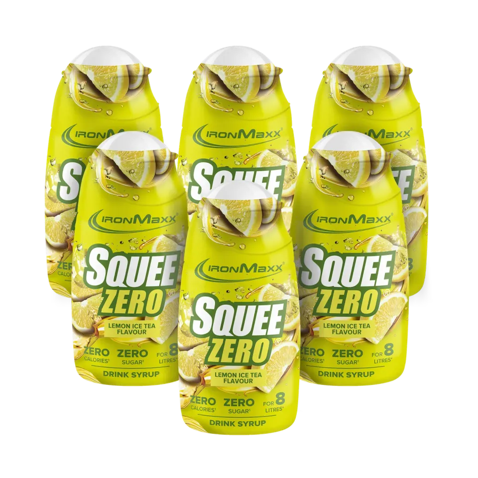 Iron Maxx SqueeZero Wasseraroma 6er-Pack Lemon zuckerfrei