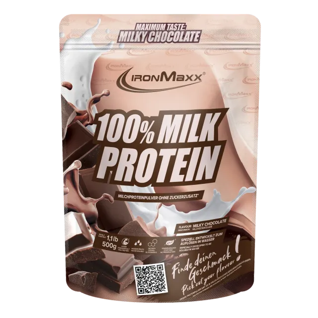 Iron Maxx 100% Milk-Protein Proteinpulver 500 g Milky Chocolate Casein