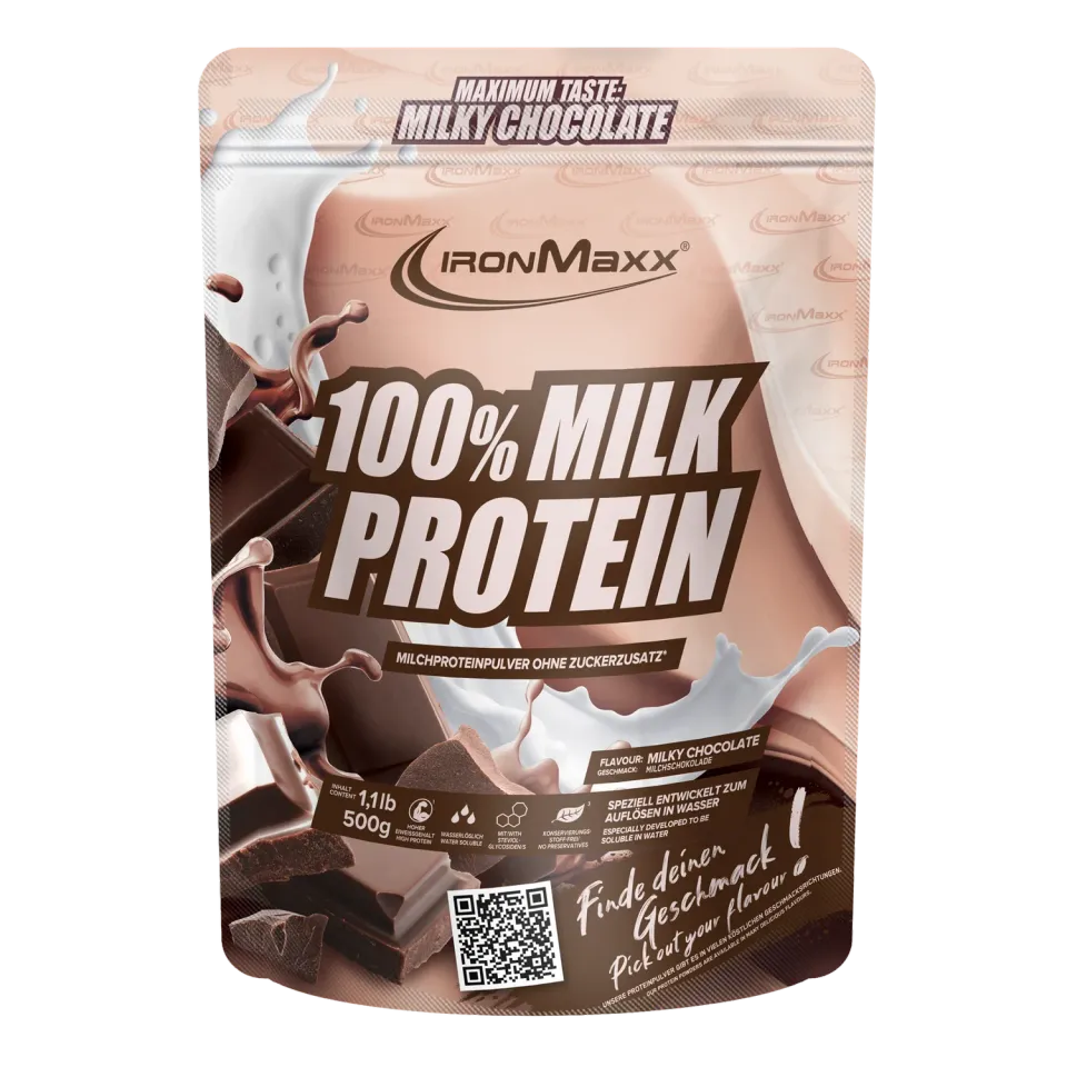 Iron Maxx 100% Milk-Protein Proteinpulver 500 g Milky Chocolate Casein