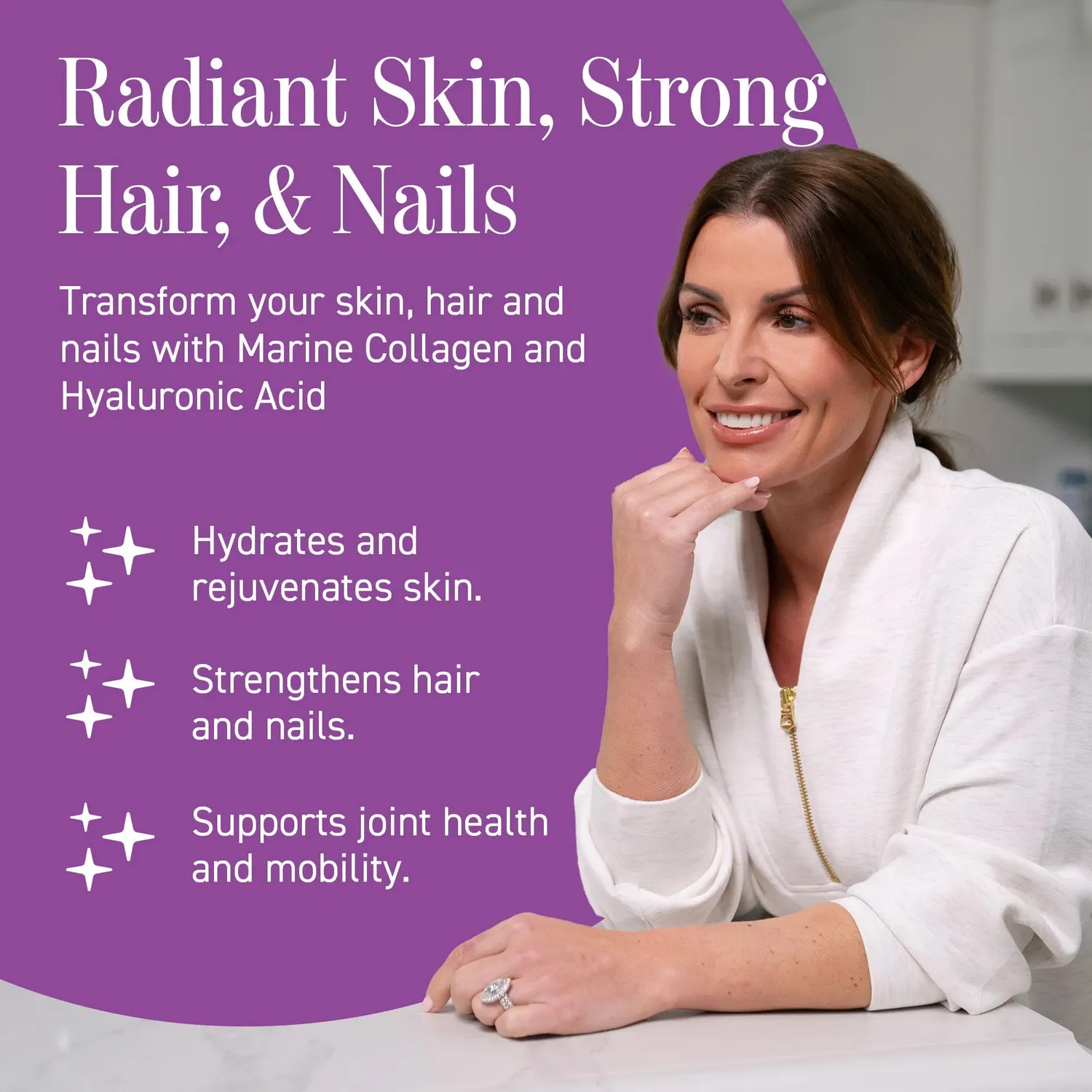 Applied Nutrition Coleen’s Marine Collagen Pulver Erdbeere 14 Sticks