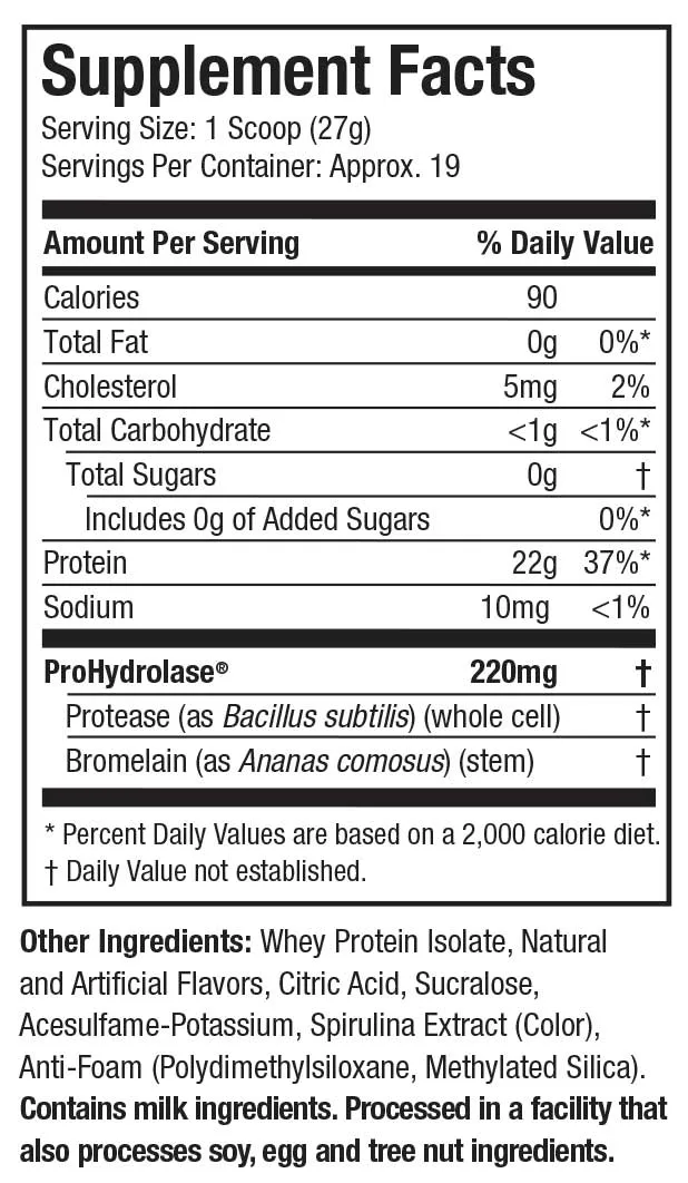 MuscleTech Iso Whey Clear Proteinpulver leichter Protein-Drink