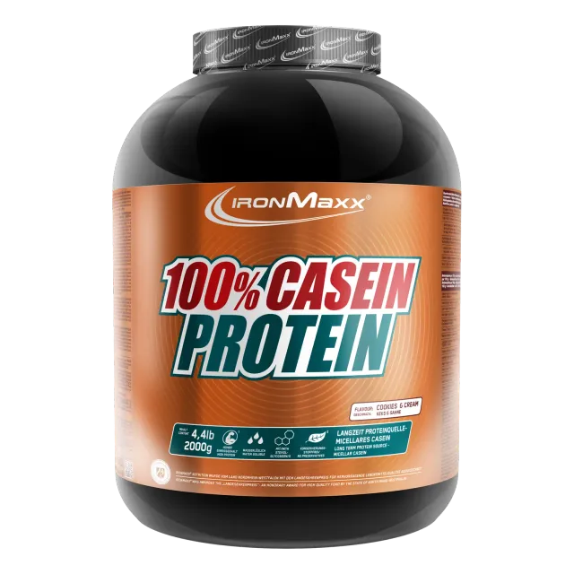 Iron Maxx 100% Casein Protein Cookies Cream 2000 g