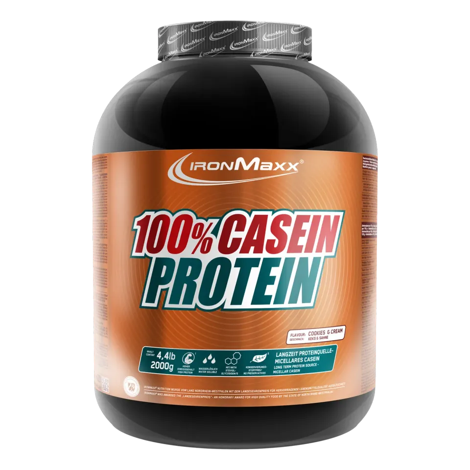 Iron Maxx 100% Casein Protein Cookies Cream 2000 g