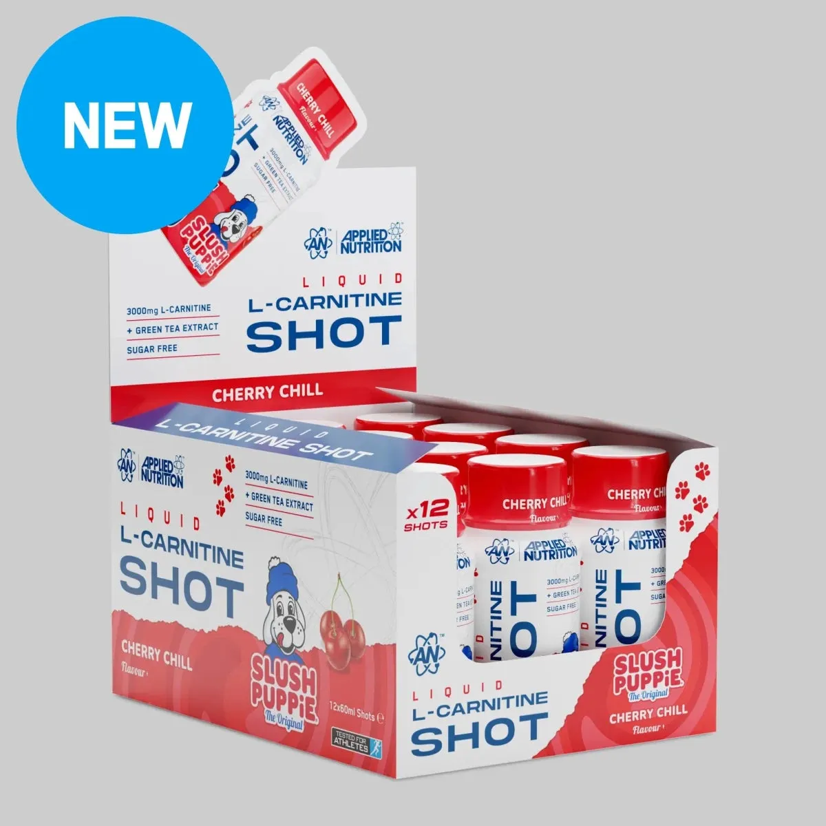 Applied Nutrition L-Carnitine Shot Blue Raspberry 60 ml 3000 mg zuckerfrei